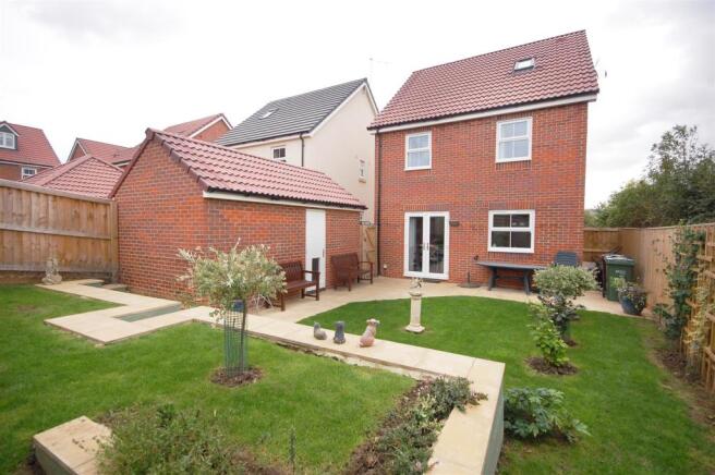 Rear of property