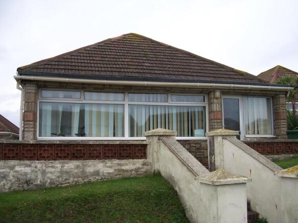 front of property
