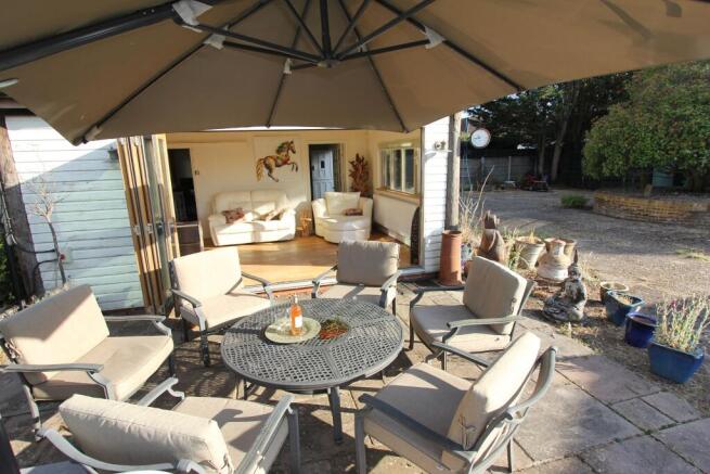 Patio and office
