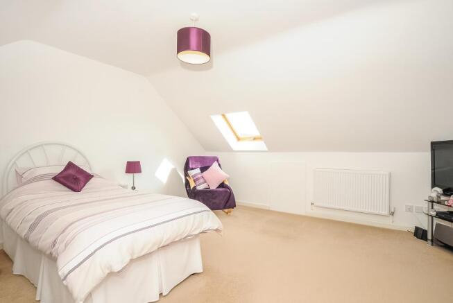 One of 2 double bedrooms on the first floor