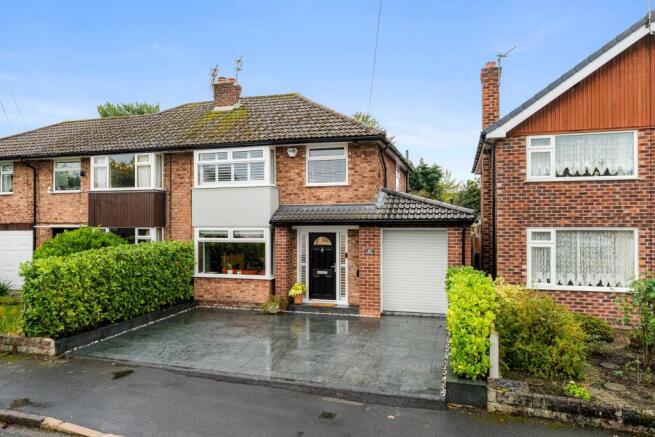 3-bed semi-detached on Belmont Road, Bramhall, SK7, £475,000