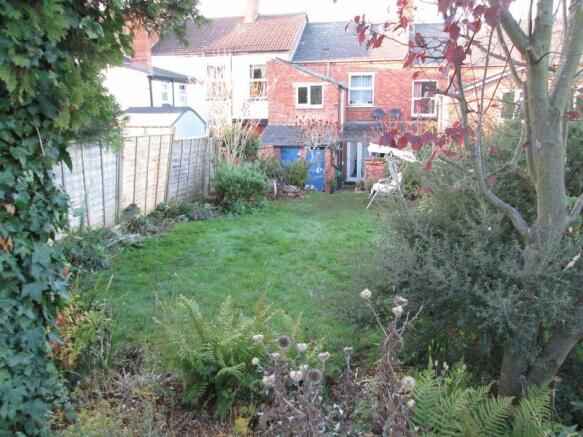 Rear of property