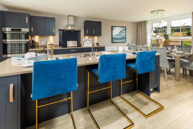 Brechin open plan kitchen dining