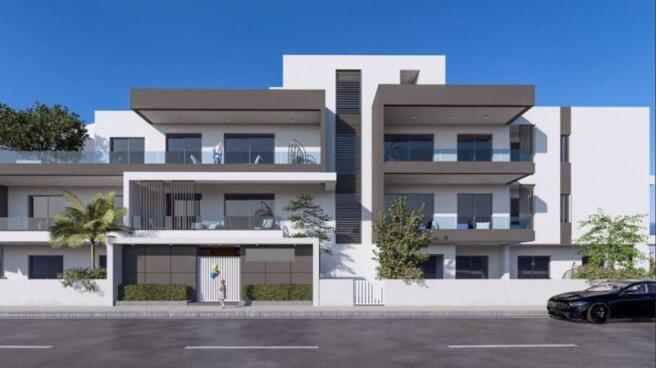 Front of Apartments