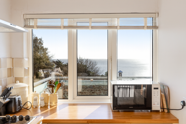View from kitchen