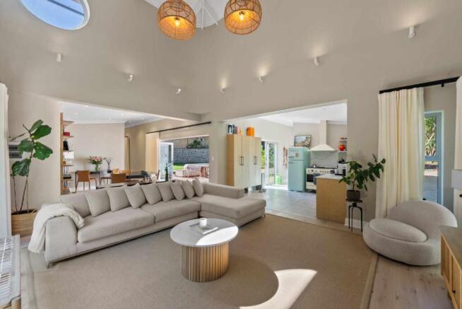 Open-plan living spaces