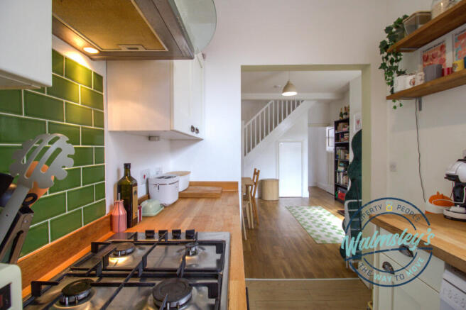 Kitchen towards rear sitting room