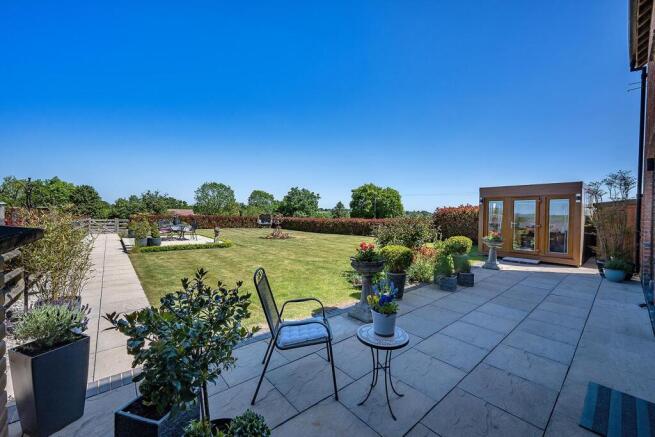 Rear patio