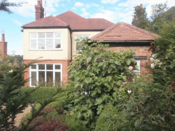 Rear of property