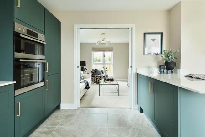 Slide open the double doors for even more of an open-plan feel