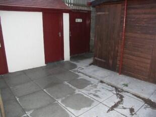 Rear patio