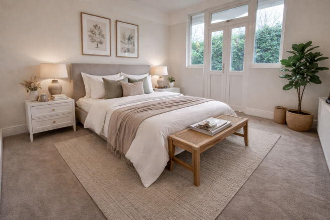 Main Bedroom With AI Furniture