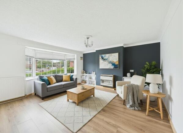 Lounge virtually furnished