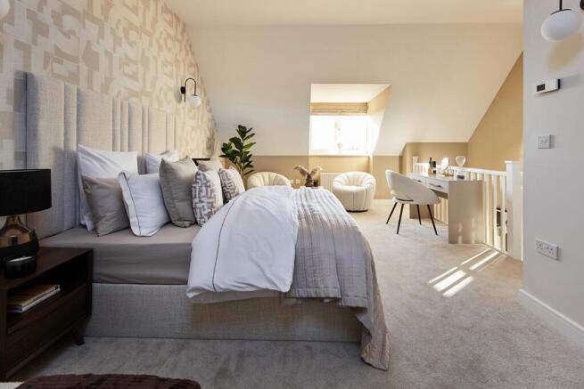 A whole floor dedicated to the main bedroom