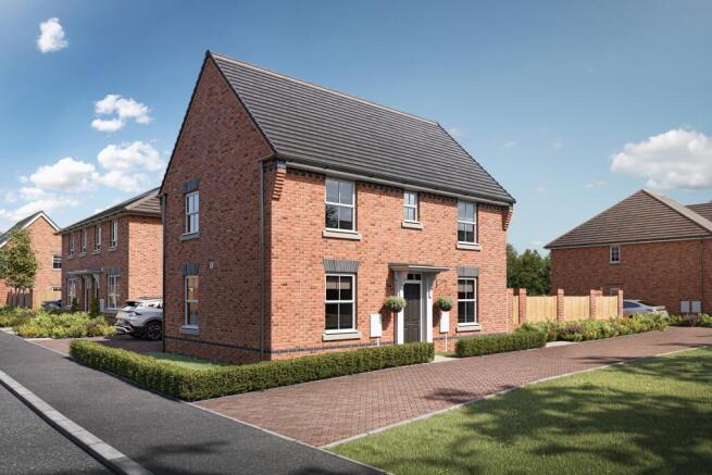 The 3 bedroom detached Hadley at Ryebank Gate DWH