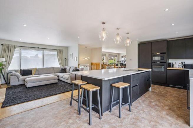 Kitchen and sitting room
