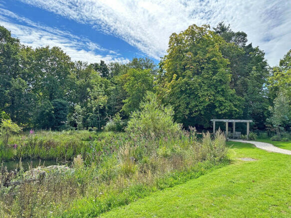 Pond and Seating