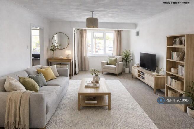 Living Room - Virtually Stage