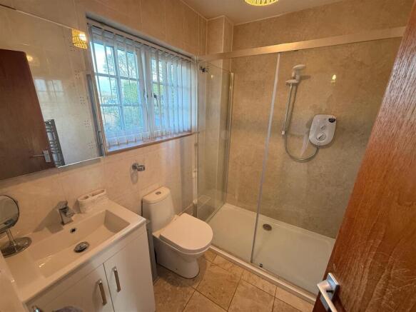 Downstairs shower room