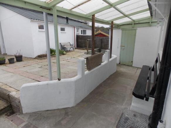 rear courtyard