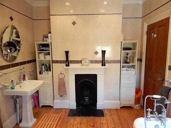 Bathroom Fireplace