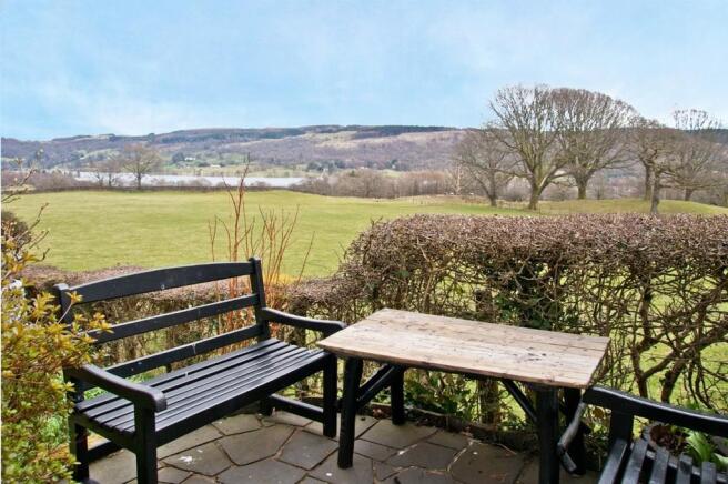 Patio and view