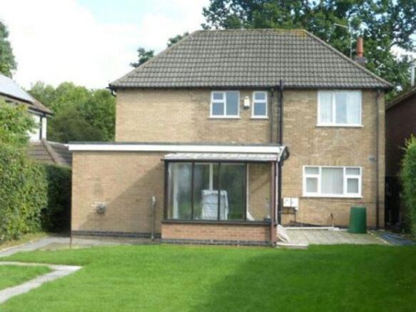 Rear of property