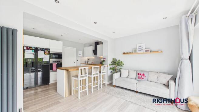 Extended Living Kitchen