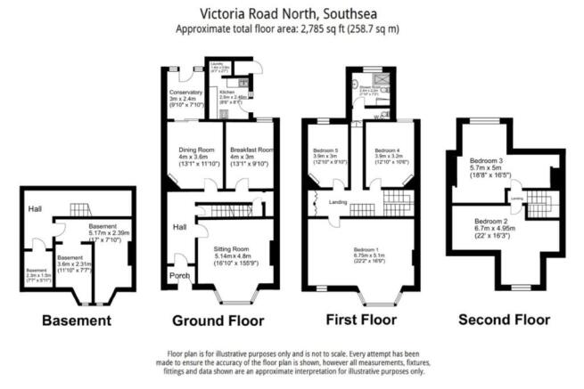 98 Victoria Road North, Southsea, Hampshire, PO5 1QE