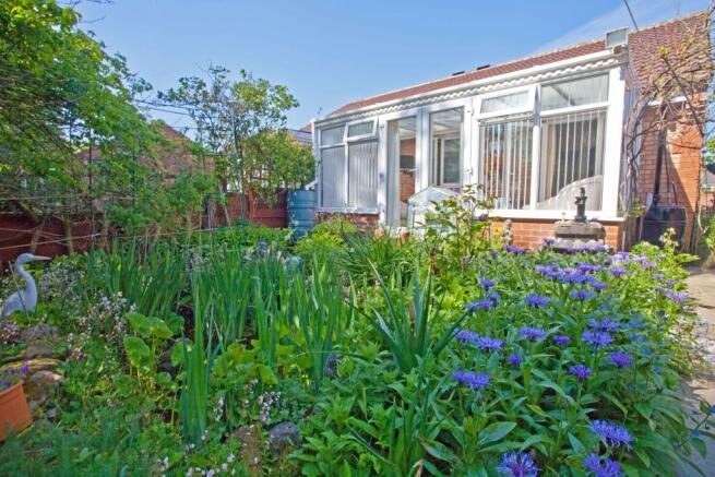 Rear of property