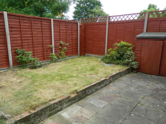 private rear garden