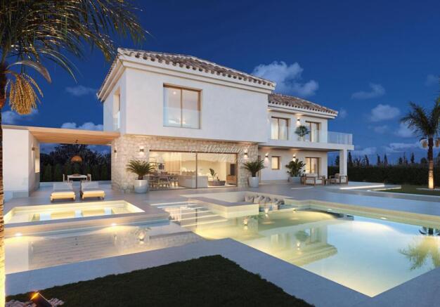 Elite Villa by night