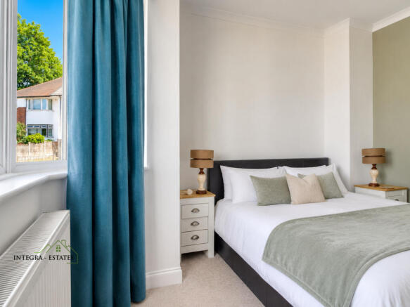 Bedroom one and large window Moremead ROad Catford