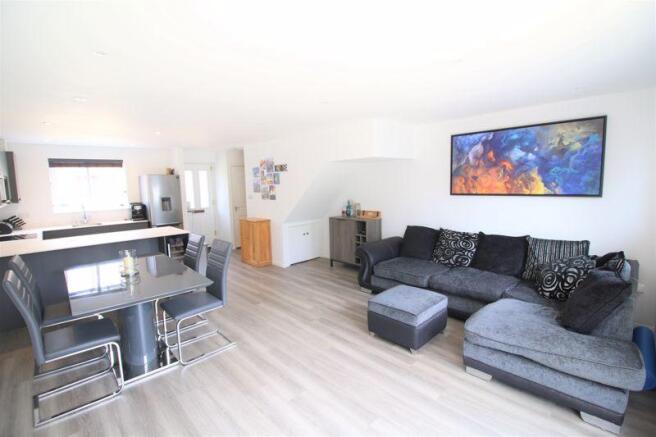 Open plan room