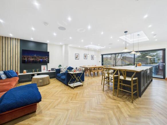 Family / Dining / Kitchen Area