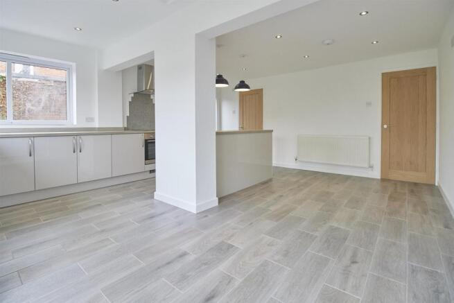 Extended Open Plan Refitted Living Dining Kitchen