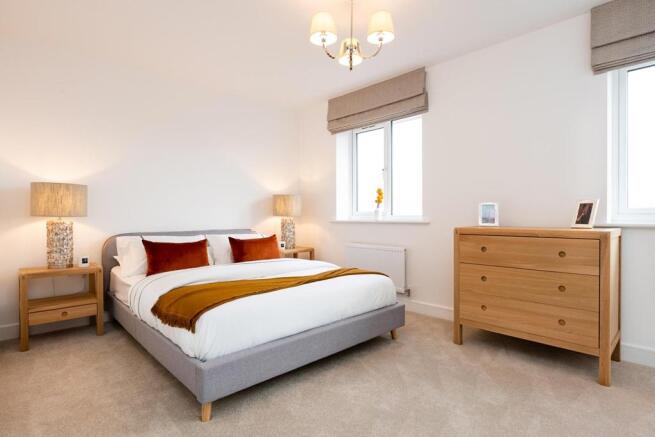 Main bedroom with space for a large bed