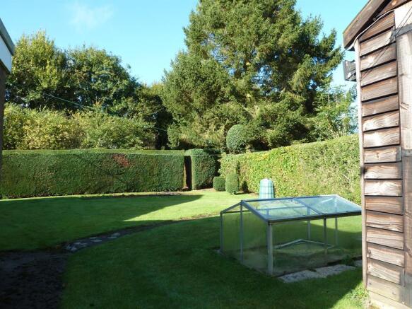 Rear garden