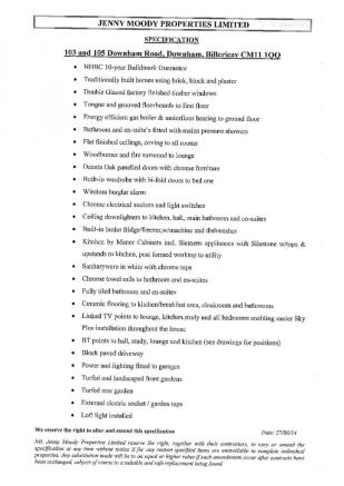 specification