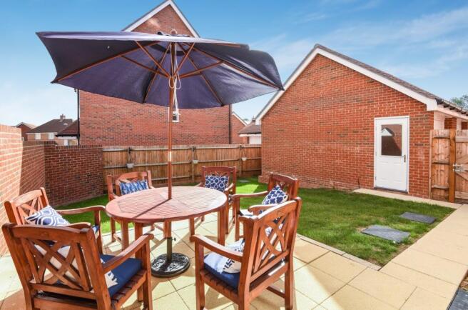 Rear garden