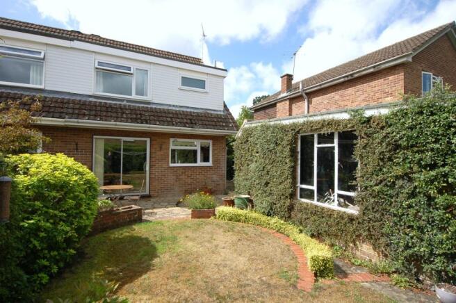 Rear of property