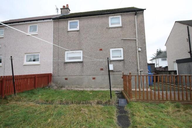 Rear of property