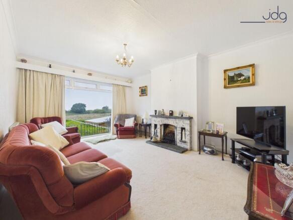 Living Room with garden views