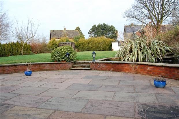 patio and garden view