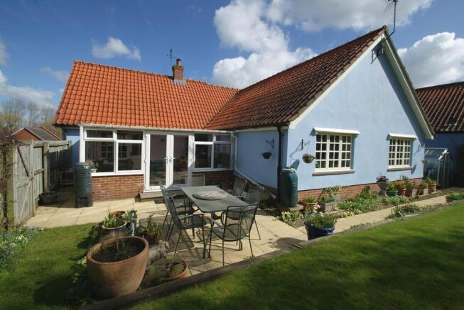Rear of house