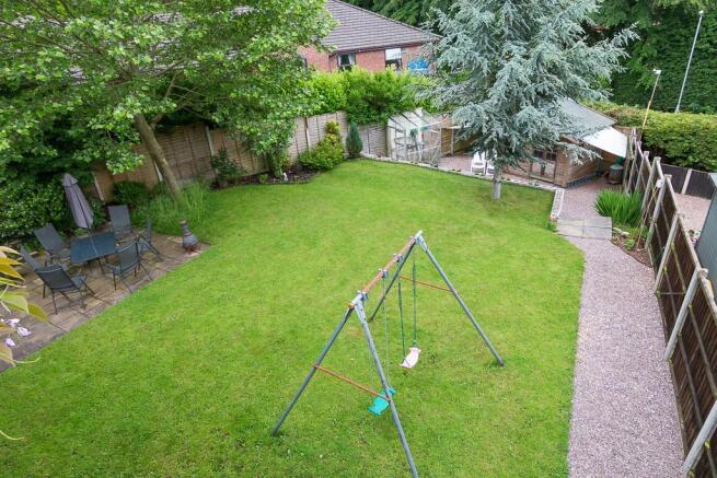 View Of Rear Garden From Balcony