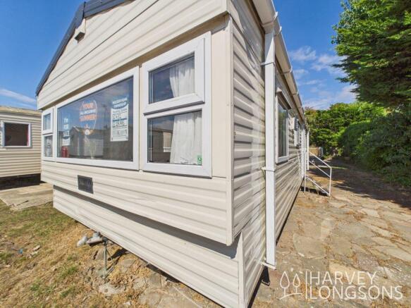 Delta Sofia holiday caravan exterior at Felixstowe