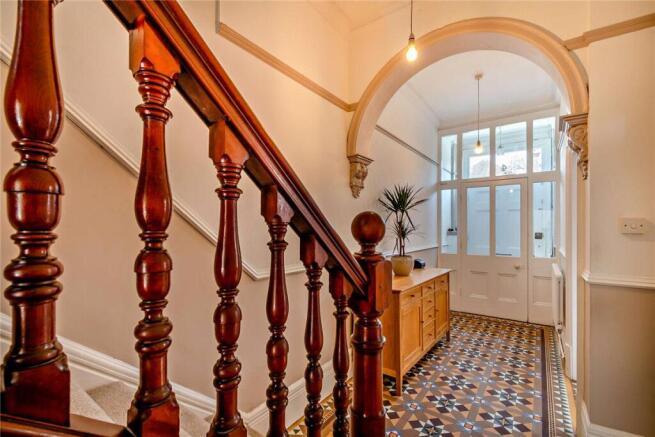 Minton-Tiled Hallway