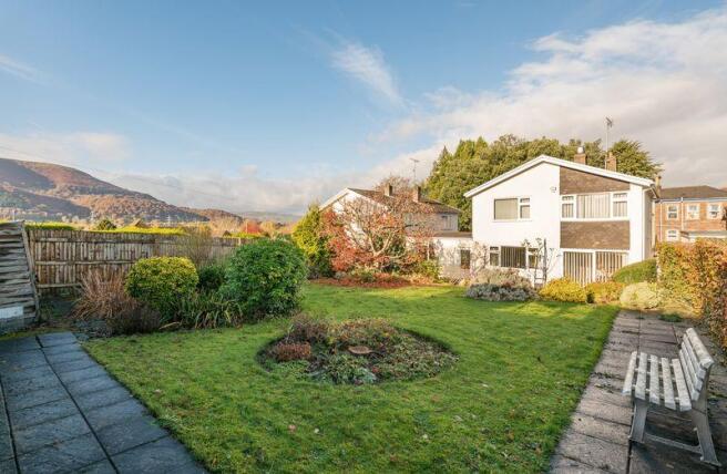Rear garden an...