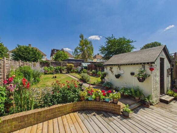 Beautiful established garden
